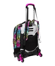 SEVEN COLOUR EXPRESSION Mochila con carrito de 3 ruedas, desmontable RODAMINA ROJA - Mochilas con ruedas - 10