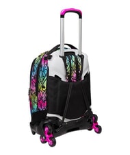 SEVEN COLOUR EXPRESSION Mochila con carrito de 3 ruedas, desmontable RODAMINA ROJA - Mochilas con ruedas - 11
