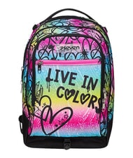 SEVEN COLOUR EXPRESSION Mochila con carrito de 3 ruedas, desmontable RODAMINA ROJA - Mochilas con ruedas - 12