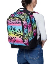 SEVEN COLOUR EXPRESSION Mochila con carrito de 3 ruedas, desmontable RODAMINA ROJA - Mochilas con ruedas - 14