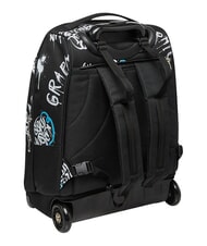 SEVEN GRAFFITI BOY Mochila con carrito de 2 ruedas, fija negro - Mochilas con ruedas - 5
