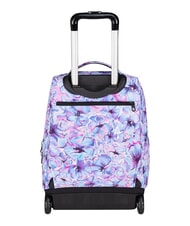 INVICTA FANTASY GRS Mochila con carrito de 2 ruedas, fija flores claras - Mochilas con ruedas - 3