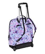 INVICTA FANTASY GRS Mochila con carrito de 2 ruedas, fija flores claras - Mochilas con ruedas - 5