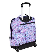 INVICTA FANTASY GRS Mochila con carrito de 2 ruedas, fija flores claras - Mochilas con ruedas - 6