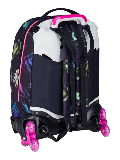 OPTICAL SHADE GIRL Mochila con carrito de 3 ruedas, desmontable negro - Mochilas con ruedas