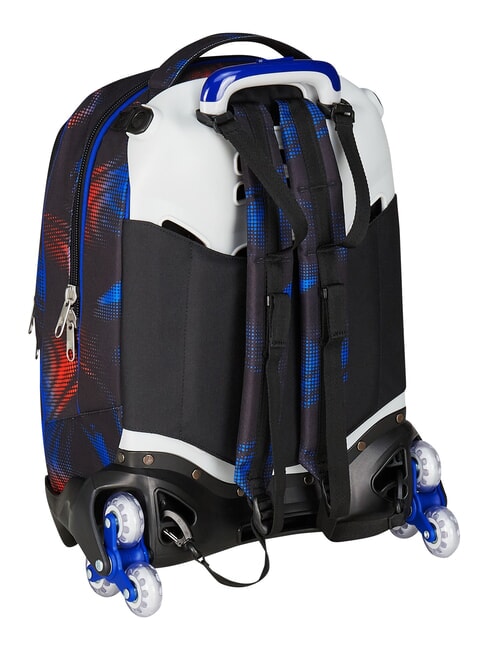 OPTICAL SHADE BOY Mochila con carrito de 3 ruedas, desmontable azul reflejo - Mochilas con ruedas