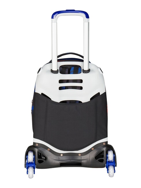 OPTICAL SHADE BOY Mochila con carrito de 3 ruedas, desmontable azul reflejo - Mochilas con ruedas