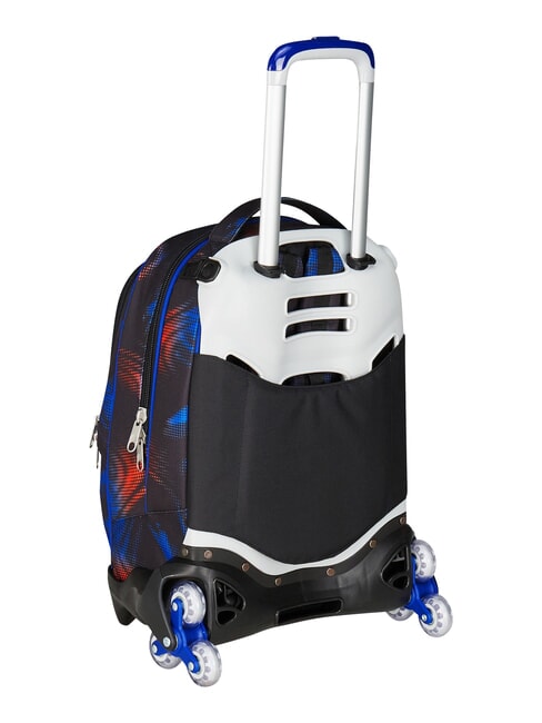 OPTICAL SHADE BOY Mochila con carrito de 3 ruedas, desmontable azul reflejo - Mochilas con ruedas
