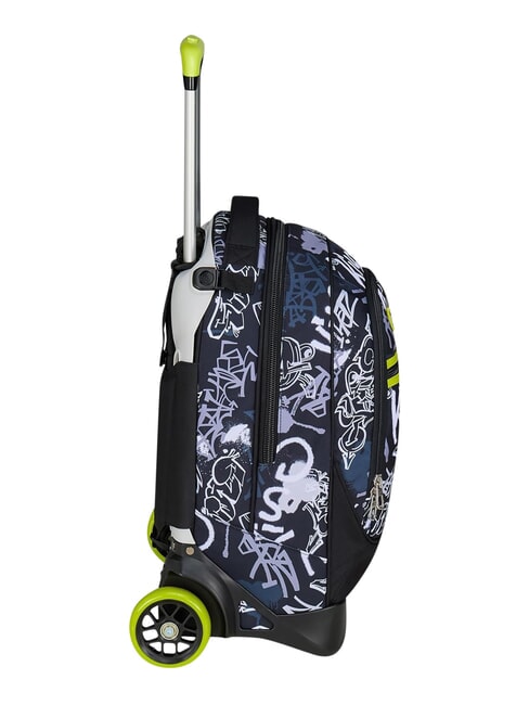 NEW TECH BOY Mochila con carrito de 2 ruedas desmontable steelgray - Mochilas con ruedas