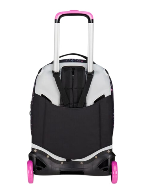 NEW TECH GIRL Mochila con carrito de 2 ruedas desmontable negro - Mochilas con ruedas