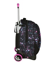 SEVEN NEW TECH GIRL Mochila con carrito de 2 ruedas desmontable negro - Mochilas con ruedas - 2