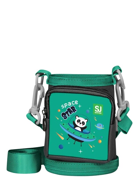 SJ Botella de agua con tap&oacute;n con forma fluo / verde - Botellas t&eacute;rmicas