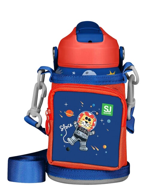 SJ Botella de agua con tap&oacute;n con forma azul marino - Botellas t&eacute;rmicas