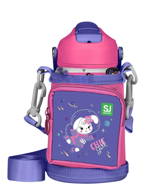 SJ Botella de agua con tap&oacute;n con forma lavanda inglesa - Botellas t&eacute;rmicas