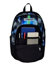 SEVEN WRITE DOWN Mochila con carrito de 3 ruedas, desmontable metal - Mochilas con ruedas - 5