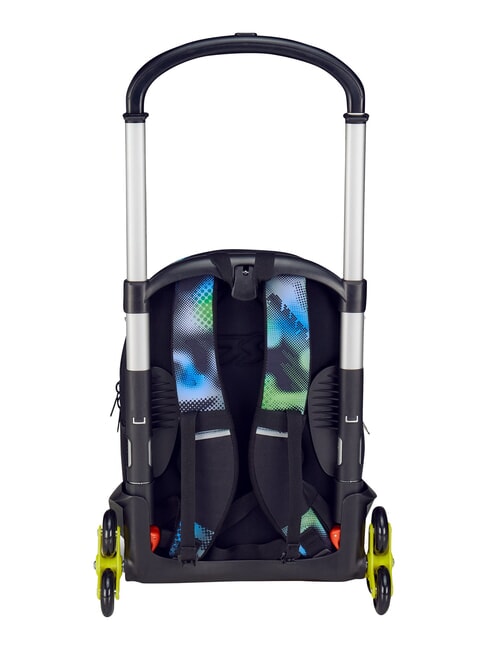 WRITE DOWN Mochila con carrito de 3 ruedas, desmontable metal - Mochilas con ruedas