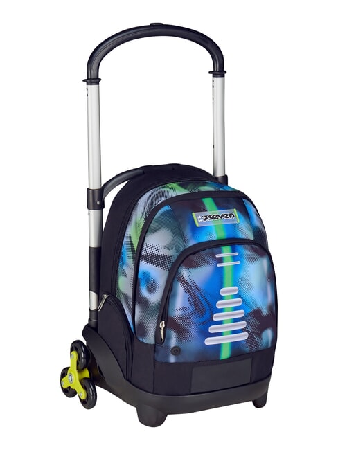 WRITE DOWN Mochila con carrito de 3 ruedas, desmontable metal - Mochilas con ruedas