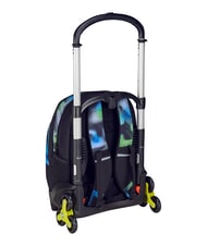SEVEN WRITE DOWN Mochila con carrito de 3 ruedas, desmontable metal - Mochilas con ruedas - 12