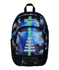 SEVEN WRITE DOWN Mochila con carrito de 3 ruedas, desmontable metal - Mochilas con ruedas - 13