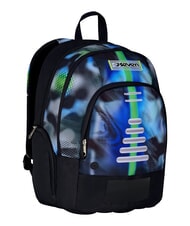 SEVEN WRITE DOWN Mochila con carrito de 3 ruedas, desmontable metal - Mochilas con ruedas - 15