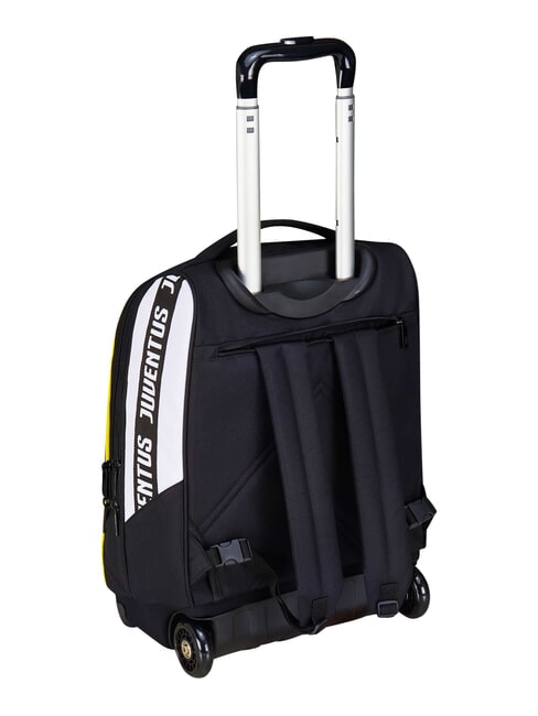 MAGIC GOAL Mochila con ruedas Juventus, 2 ruedas, fija RAYA NEGRO / BLANCO - Mochilas con ruedas