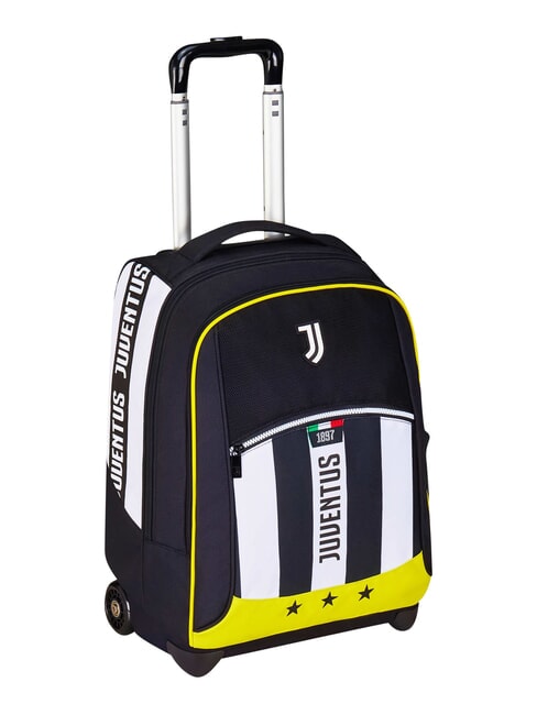 MAGIC GOAL Mochila con ruedas Juventus, 2 ruedas, fija RAYA NEGRO / BLANCO - Mochilas con ruedas