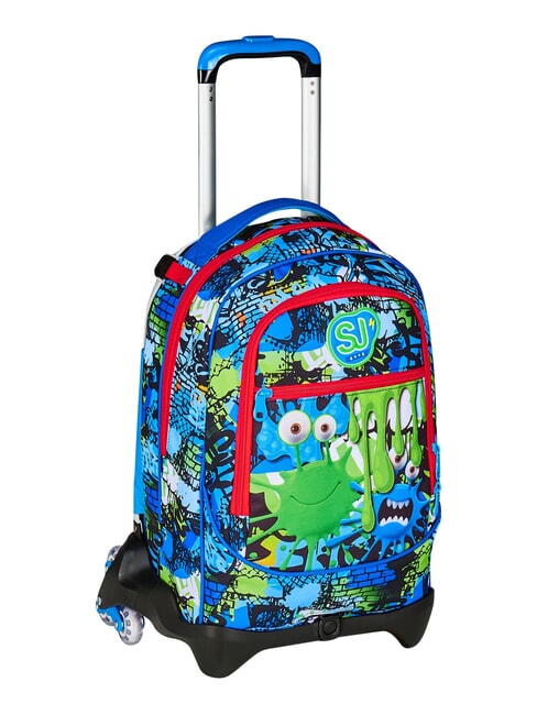 FANTASYS BOY Mochila con carrito de 3 ruedas, desmontable Pineneedle - Mochilas con ruedas