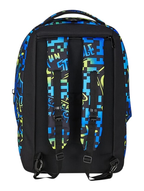 SCRIBBLED FLAME Mochila con carrito de 2 ruedas desmontable Pineneedle - Mochilas con ruedas
