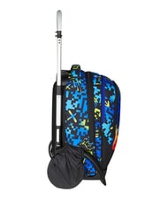 SEVEN SCRIBBLED FLAME Mochila con carrito de 2 ruedas desmontable Pineneedle - Mochilas con ruedas - 2