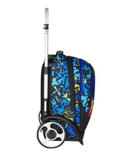 SEVEN SCRIBBLED FLAME Mochila con carrito de 2 ruedas desmontable Pineneedle - Mochilas con ruedas - 10