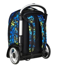 SEVEN SCRIBBLED FLAME Mochila con carrito de 2 ruedas desmontable Pineneedle - Mochilas con ruedas - 11