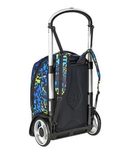 SEVEN SCRIBBLED FLAME Mochila con carrito de 2 ruedas desmontable Pineneedle - Mochilas con ruedas - 12