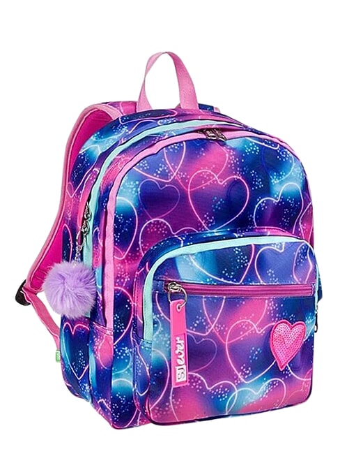 SJ EVER MULTIHEART GIRL Mochila de doble compartimento royalviol - Mochilas Escuela & Tiempo Libre