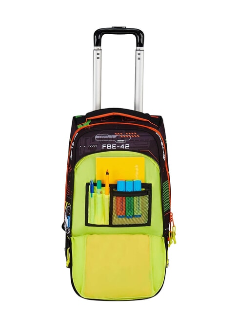 FLUO BATTLE Mochila con carrito de 2 ruedas, fija cmi8 - Mochilas con ruedas