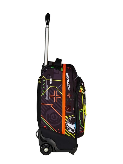 FLUO BATTLE Mochila con carrito de 2 ruedas, fija cmi8 - Mochilas con ruedas