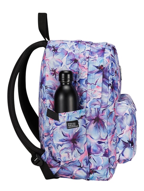 NEW WAY Mochila de doble compartimento flores claras - Mochilas Escuela & Tiempo Libre