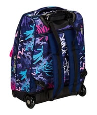 SEVEN GRAFFITIMIX Mochila con carrito de 2 ruedas, fija POLITE AZUL - Mochilas con ruedas - 6