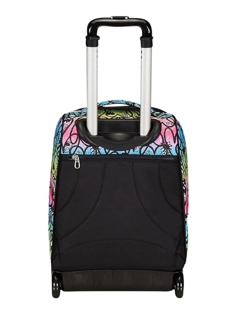 JUMPLOVE Mochila con carrito de 2 ruedas, fija RODAMINA ROJA - Mochilas con ruedas