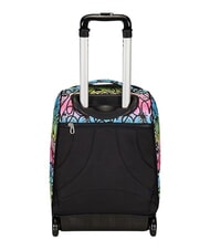 SEVEN JUMPLOVE Mochila con carrito de 2 ruedas, fija RODAMINA ROJA - Mochilas con ruedas - 3