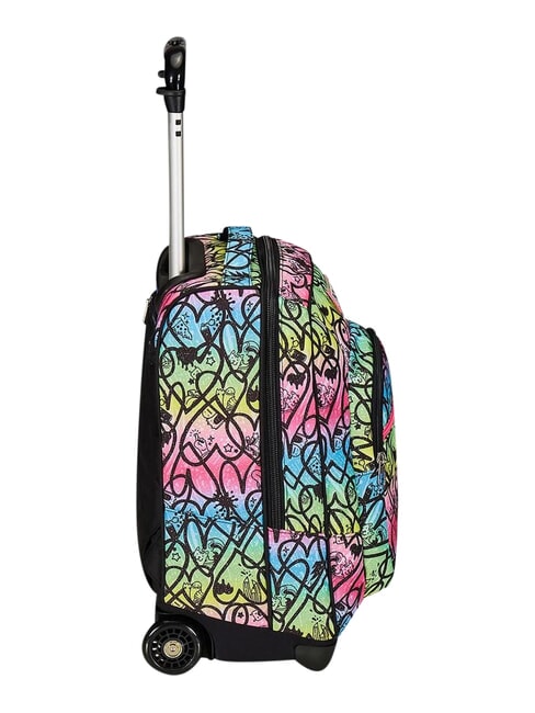 JUMPLOVE Mochila con carrito de 2 ruedas, fija RODAMINA ROJA - Mochilas con ruedas