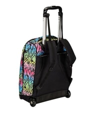 SEVEN JUMPLOVE Mochila con carrito de 2 ruedas, fija RODAMINA ROJA - Mochilas con ruedas - 5