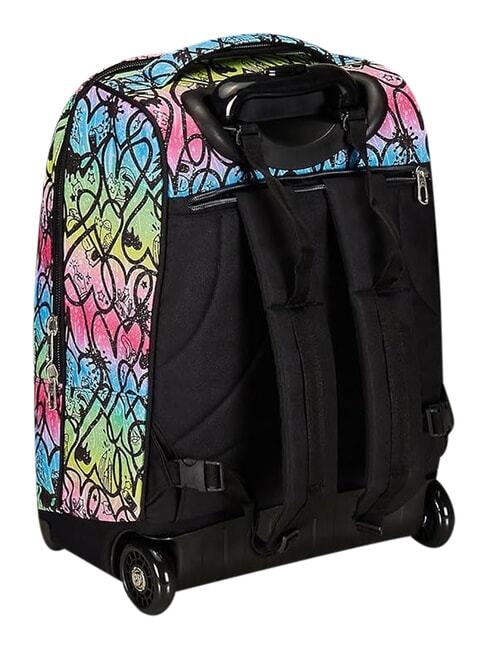 JUMPLOVE Mochila con carrito de 2 ruedas, fija RODAMINA ROJA - Mochilas con ruedas