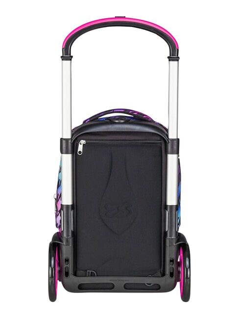 GLOW LOVE Mochila con carrito de 2 ruedas desmontable negro - Mochilas con ruedas