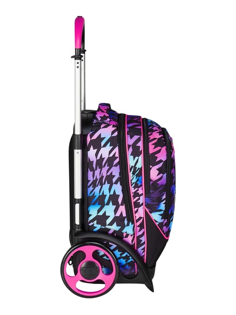 GLOW LOVE Mochila con carrito de 2 ruedas desmontable negro - Mochilas con ruedas