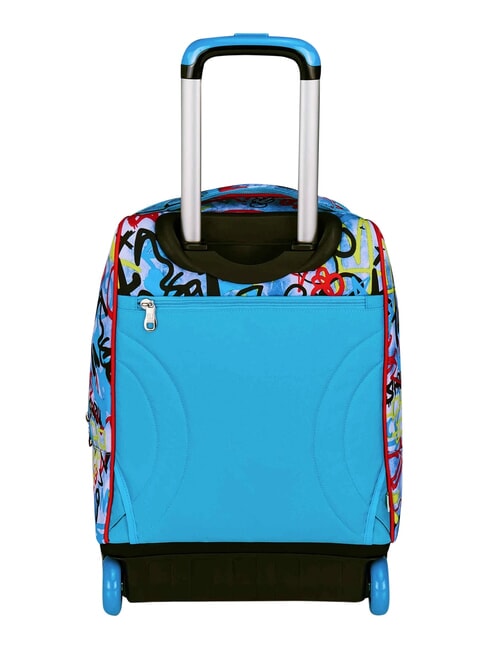 JUNIOR Mochila con carrito de 2 ruedas, fija negro - Mochilas con ruedas