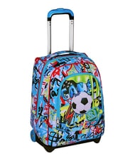 SJGANG JUNIOR Mochila con carrito de 2 ruedas, fija negro - Mochilas con ruedas - 4