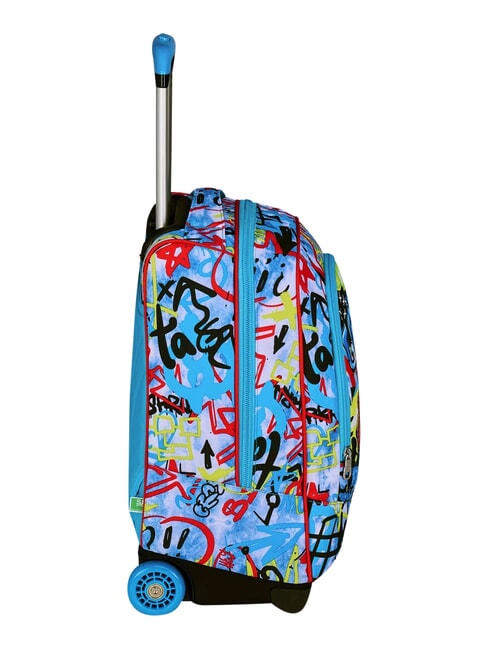 JUNIOR Mochila con carrito de 2 ruedas, fija negro - Mochilas con ruedas