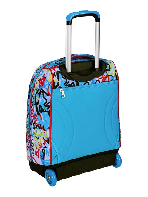 JUNIOR Mochila con carrito de 2 ruedas, fija negro - Mochilas con ruedas