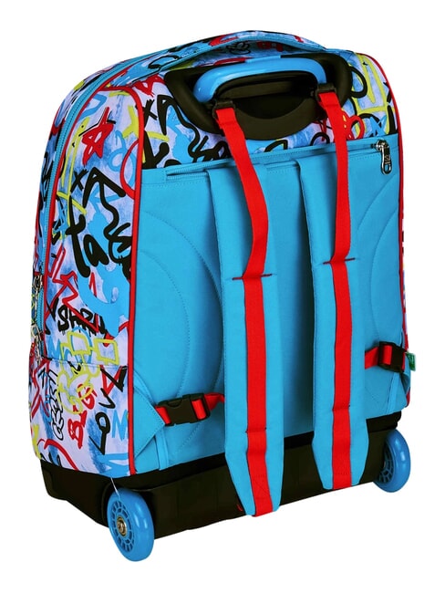 JUNIOR Mochila con carrito de 2 ruedas, fija negro - Mochilas con ruedas