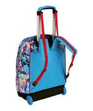 SJGANG JUNIOR Mochila con carrito de 2 ruedas, fija negro - Mochilas con ruedas - 8